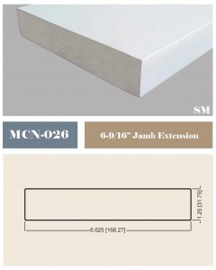 China Manufacturer Wholesale PVC  WPC Door Jamb For Fiberglass Door