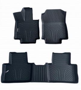 Heavy Duty Front&Rear 2 Rows TPE All Weather Custom Fit Floor Liner