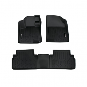 Custom Fit for Floor Mats Hyundai Accent All Weather Floor Liners 1st and 2nd Row Carpet Protection Mat Set