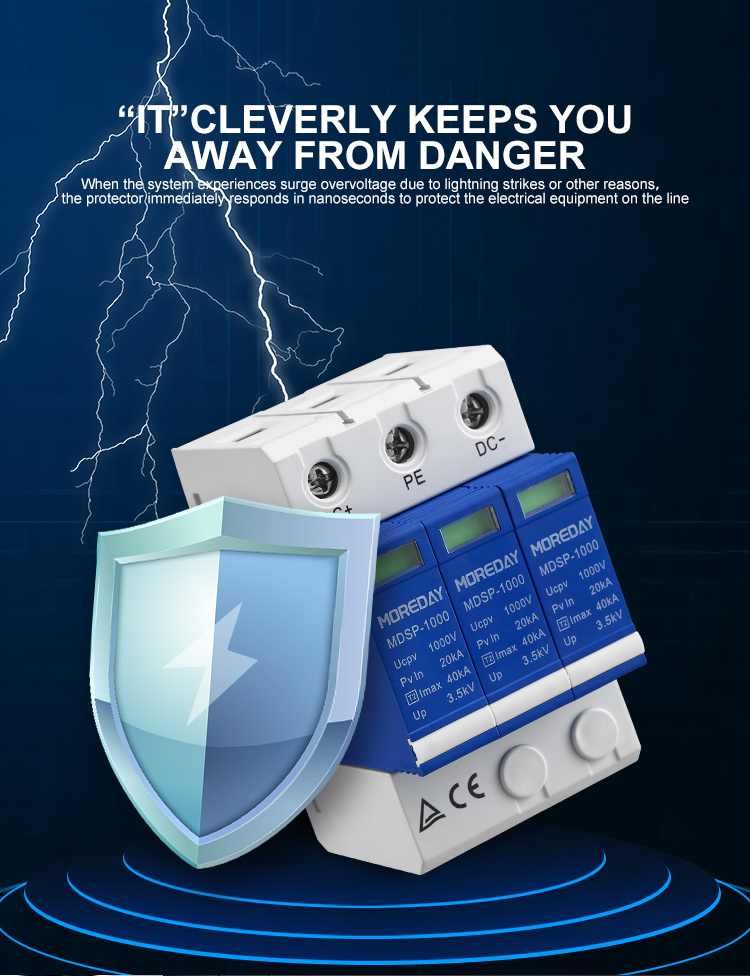 What is the working principle of the lightning protection surge module (surge protector)?
