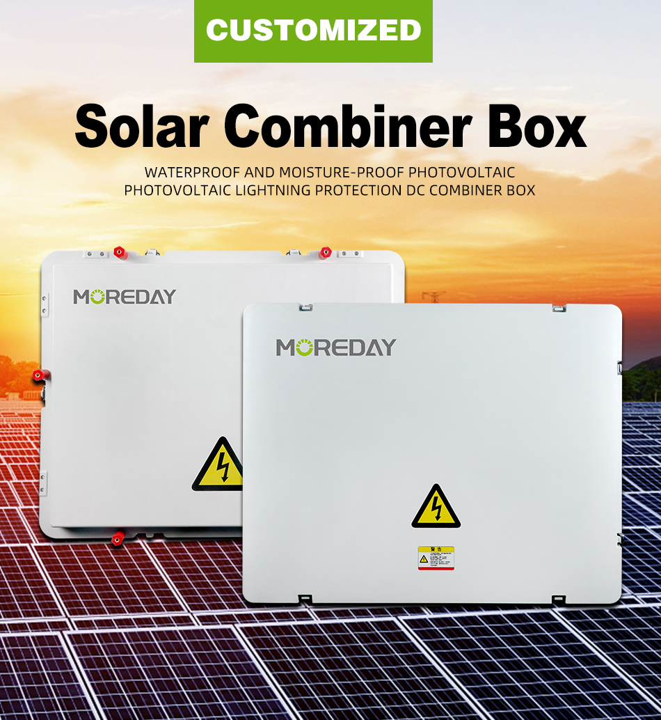 How is the solar combiner box used?