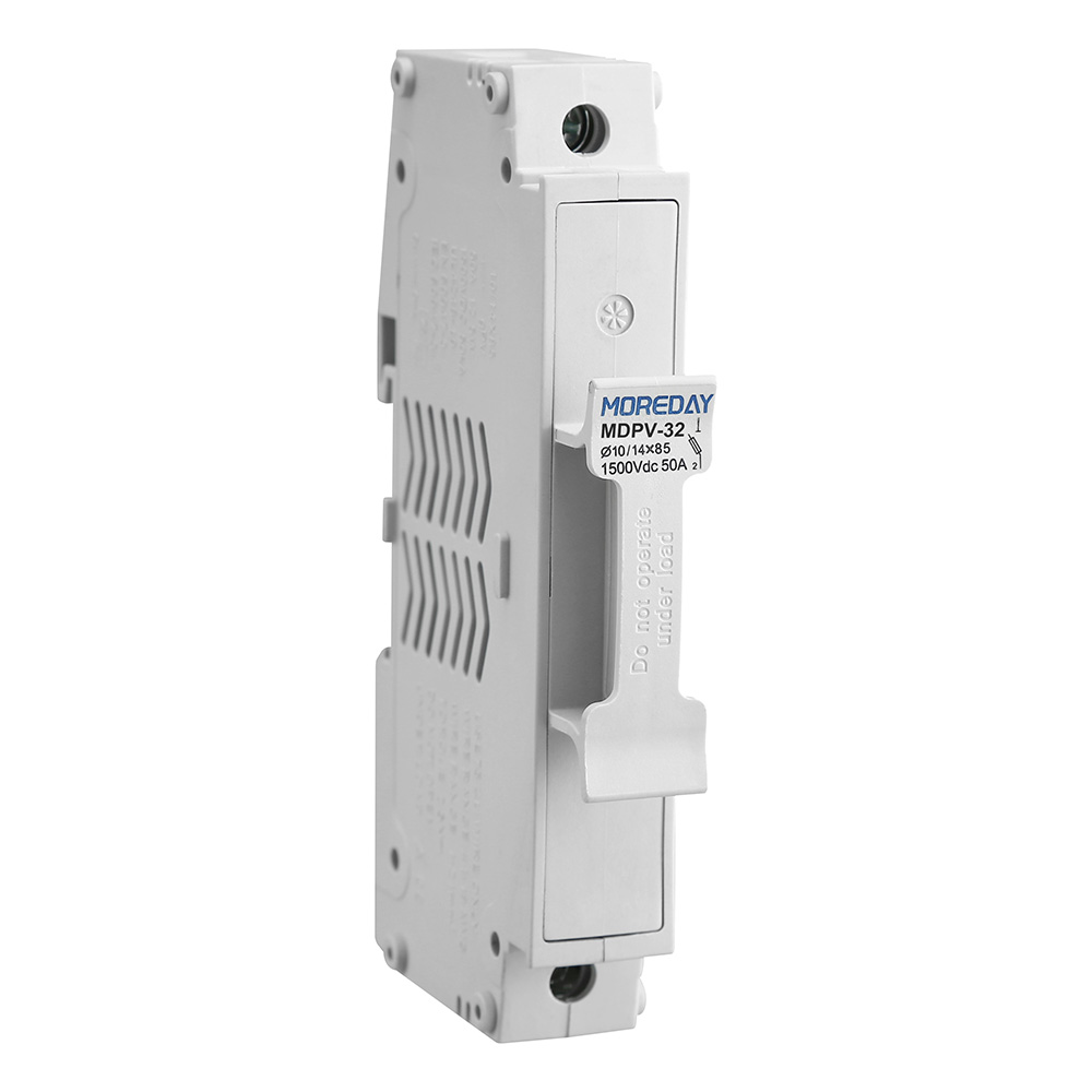 Moreday Tuv Ce Iec Certification  1500v  Dc Pv Fuses Link Holder  With High Breaking Capacity