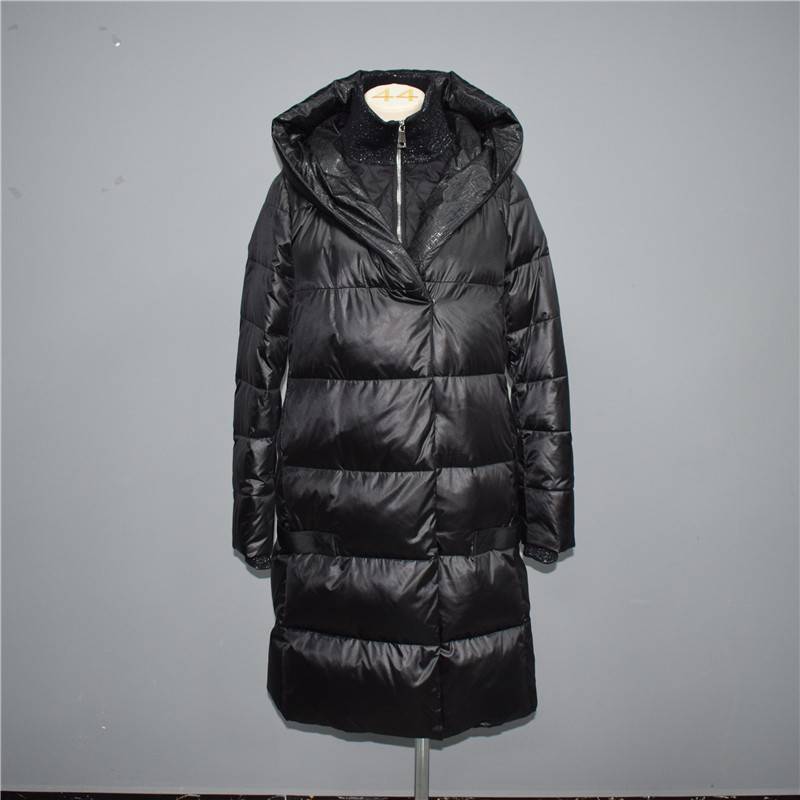 Best quality Ms Jacket - Women’s simple mid-length thin classic down jacket, cotton jacket 025 – Qinghua Haichuang