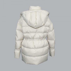 2021 autumn and winter slim drawstring waist short cotton jacket, down jacket 280