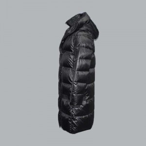 Дамско тънко класическо пухено яке със средна дължина, памучно яке 025