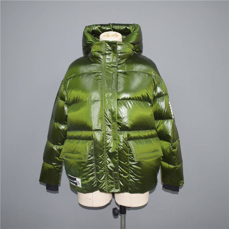 Rapid Delivery for Designer Winter Coats Womens - 2021 autumn and winter dazzling trendy bright color handsome short thick down jacket, cotton jacket 087 – Qinghua Haichuang