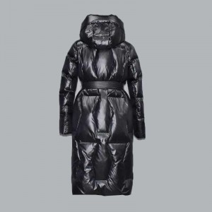 2021 autumn and winter long non-standard quilted fashion down jacket, cotton jacket 067