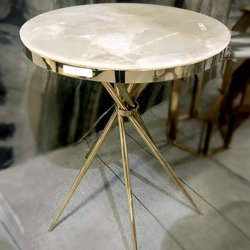 OEM/ODM China Gold Russia Gray Marble - side table – Morningstar