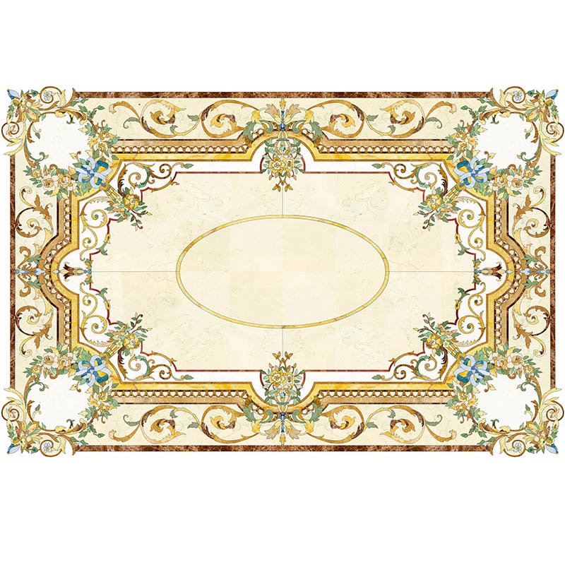 High Quality Mixed Color Marble - marble inlay carpet  – Morningstar
