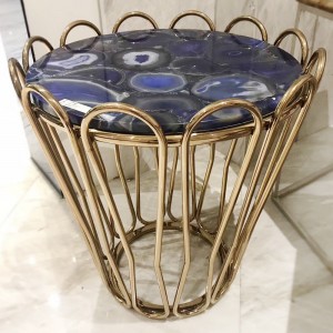 High definition Large Round Ceramic Tile - side table – Morningstar