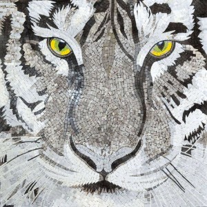 Carrara White Stone - art mosaic animal – Morningstar