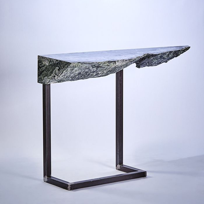 Blue Marble Slab - side table – Morningstar