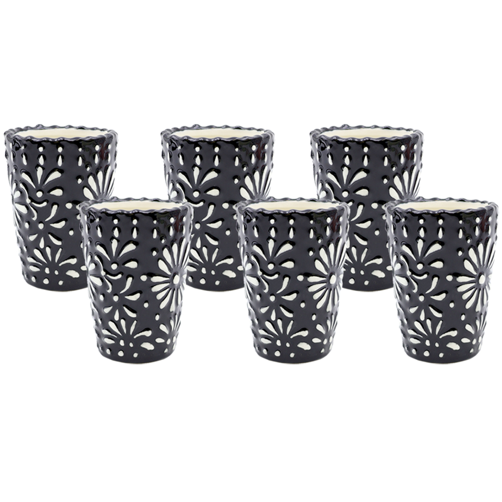 Ceramic Mexican Tequila Shot Glasses