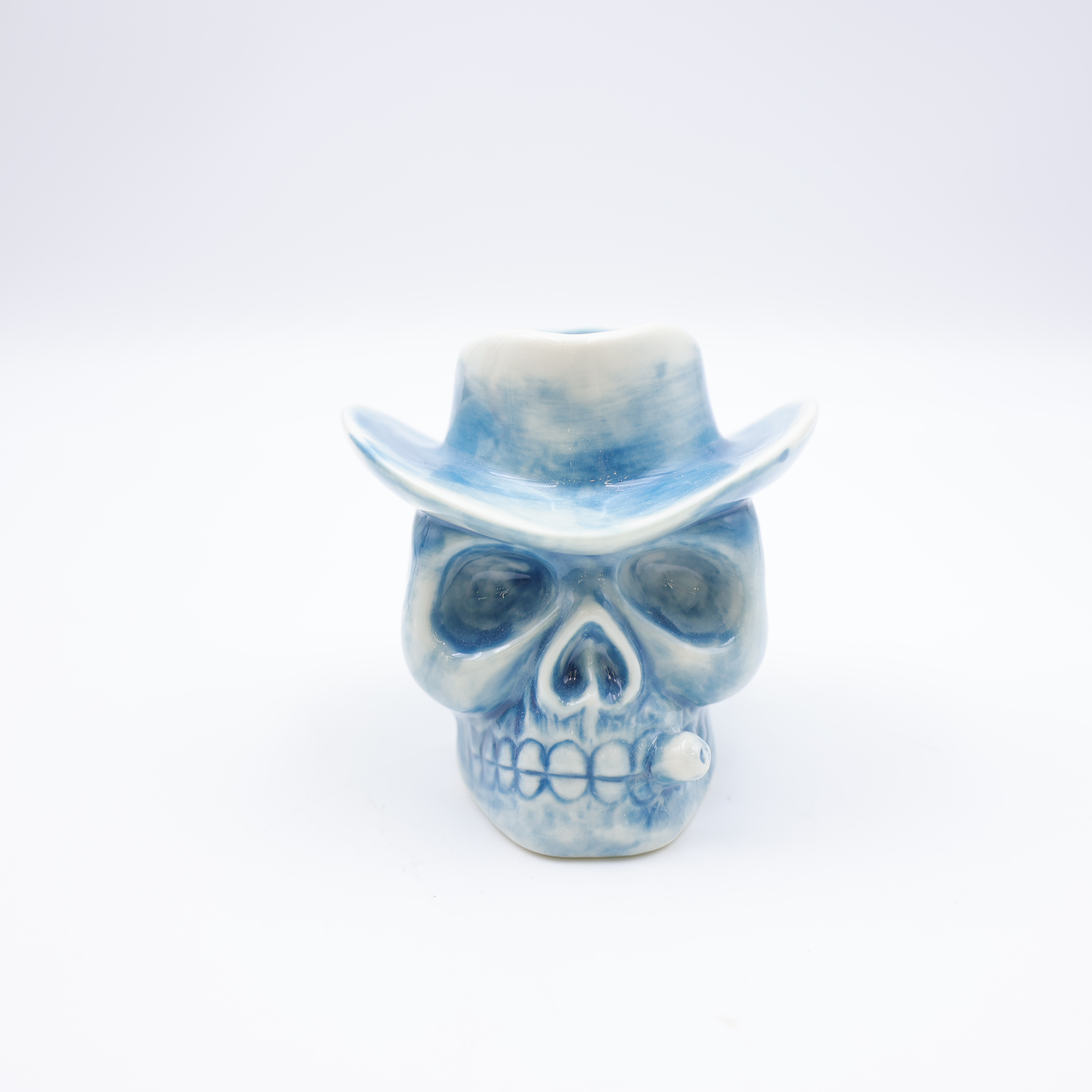 Ceramic Skull Hookah Head