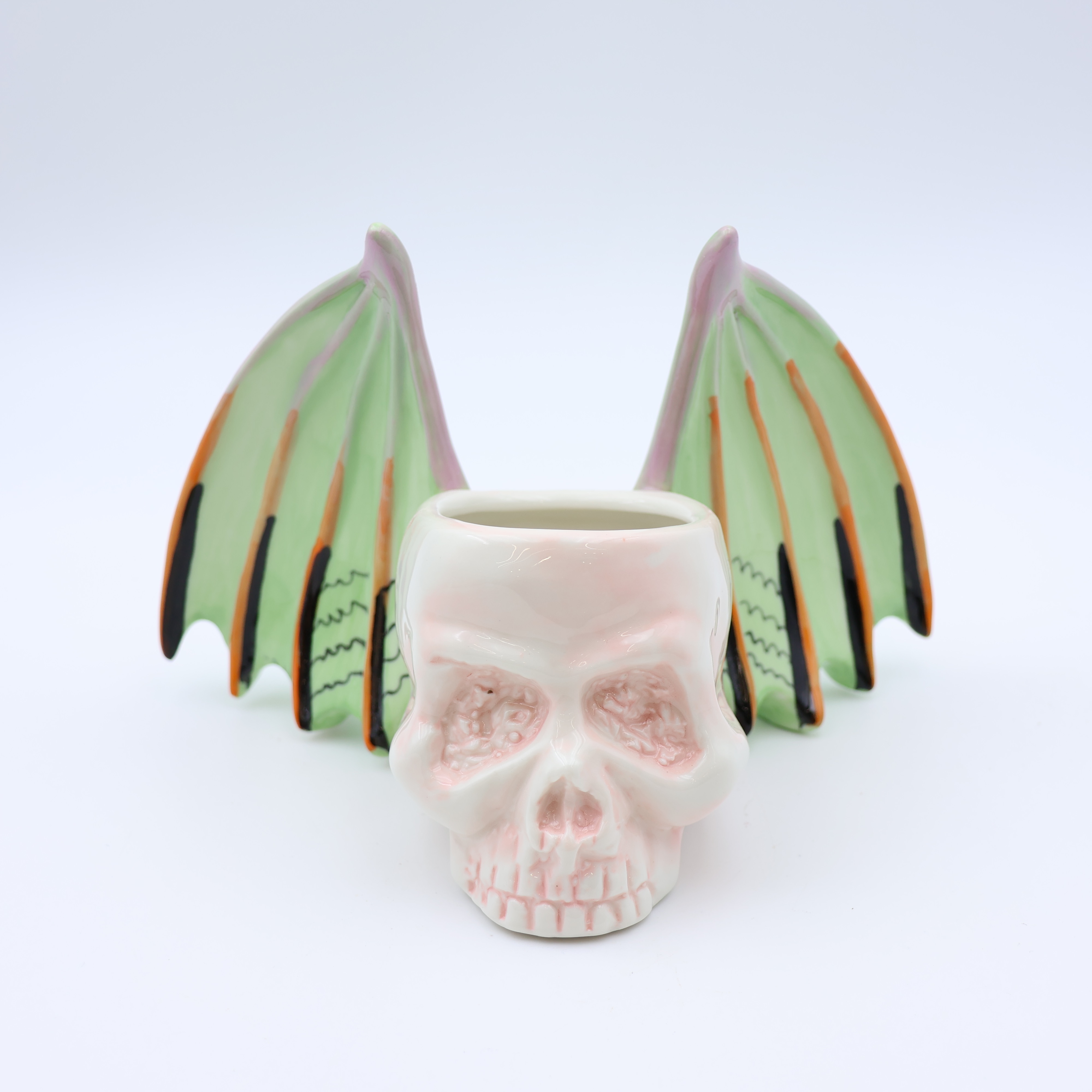 Ceramic Devil Wings Mug Green