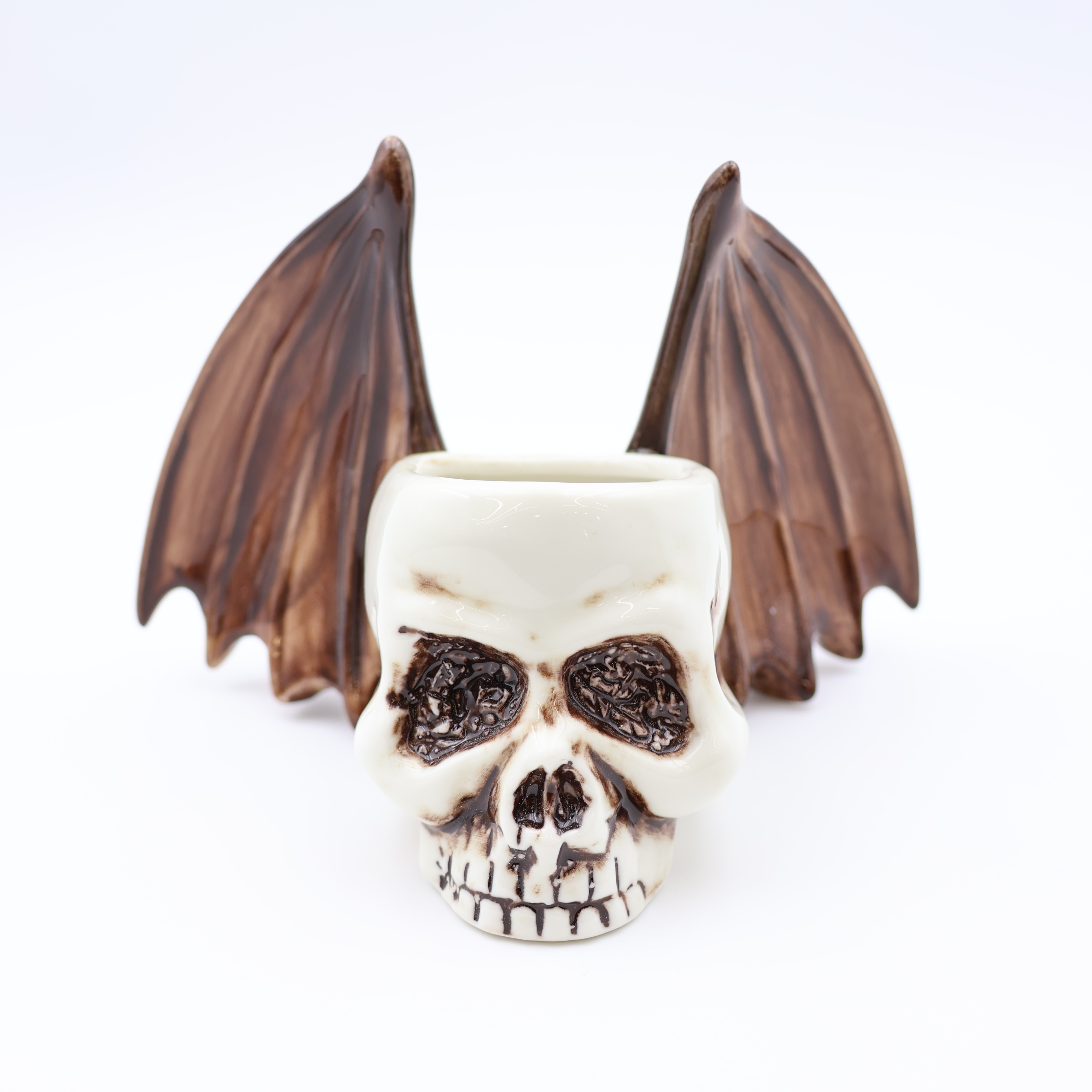 Ceramic Devil Wings Mug Brown