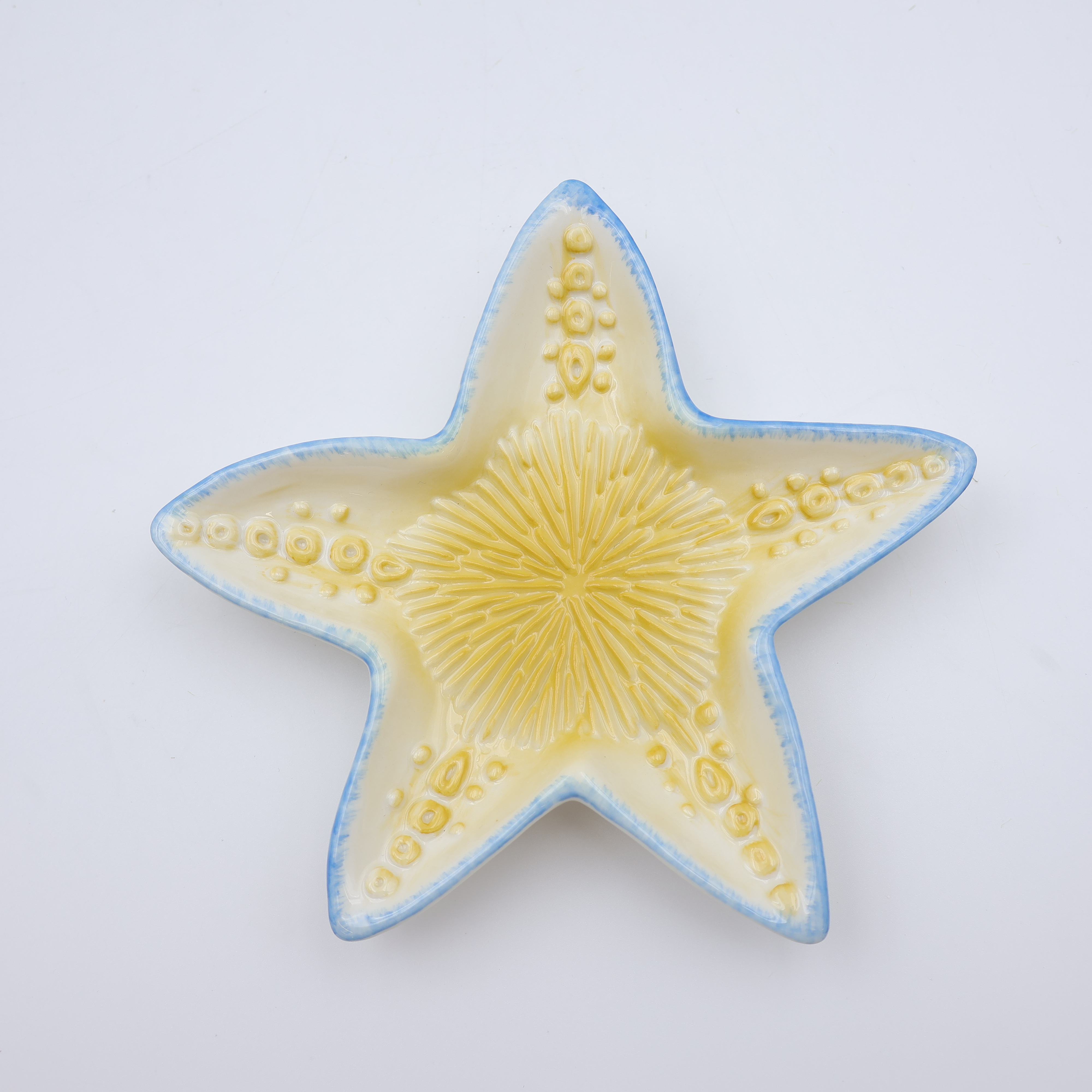 Ceramic starfish shape grate plate Featured Image