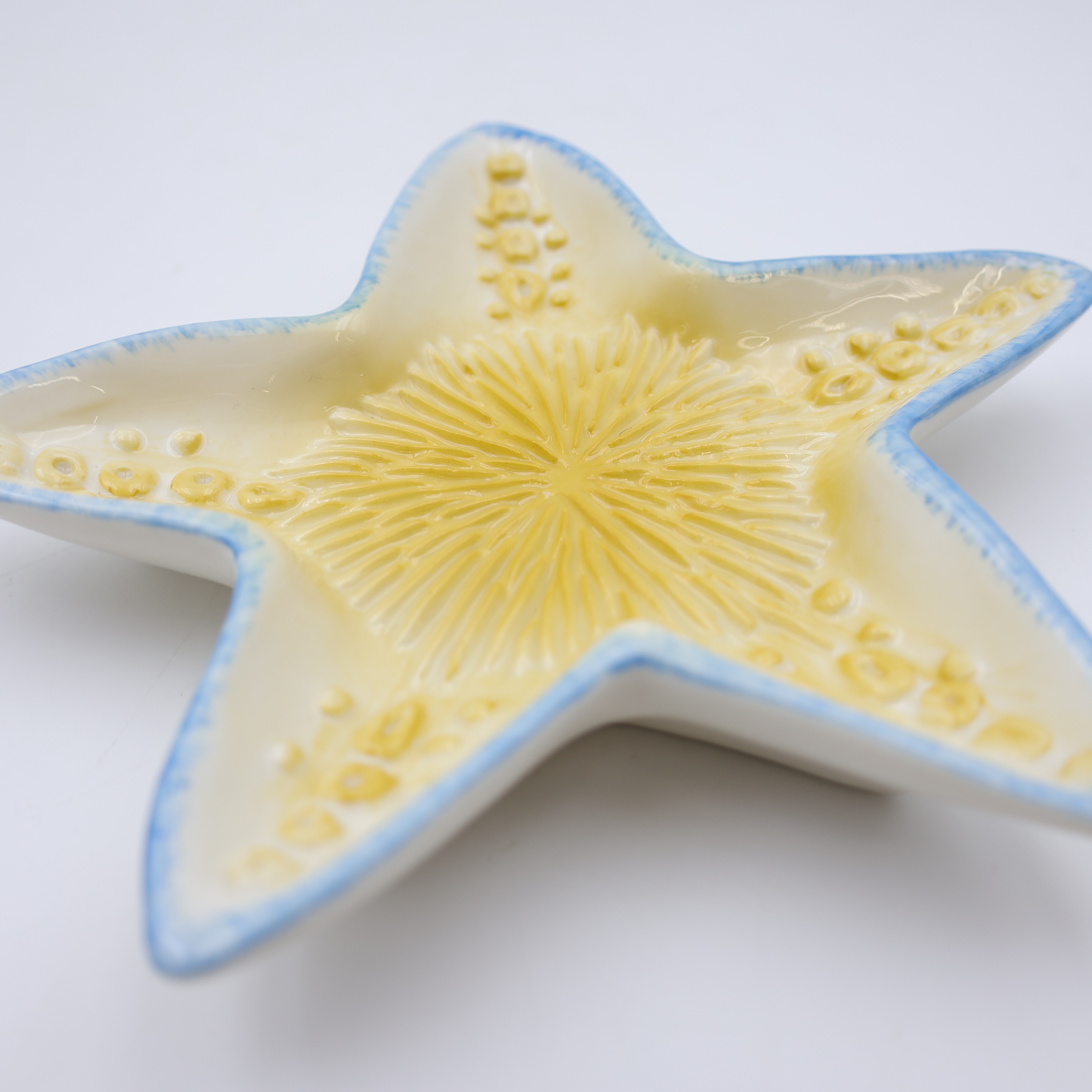 Ceramic starfish shape grate plate