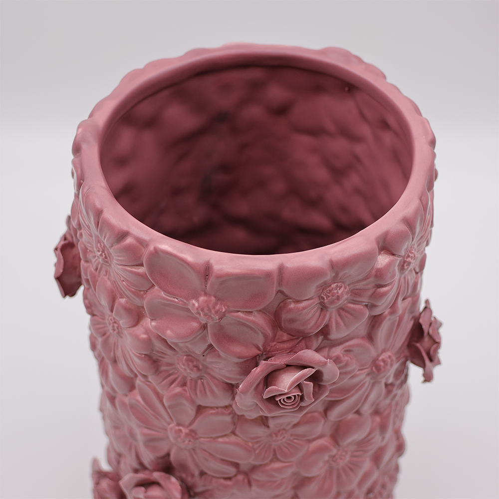 Ceramic Flower Design Vase