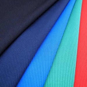 Fixed Competitive Price China Poly/Rayon/Spandex Knitting Fabric 2X2 Rib