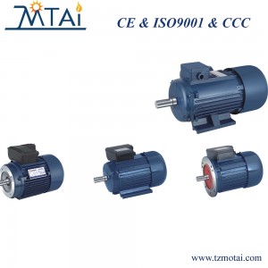YY Series Single-Phase Asynchronous Motor with Cast Iron Housing AC Motor