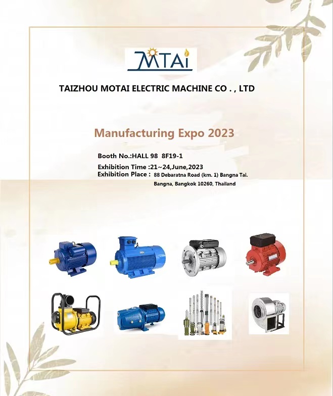 Motai will participate in 2023 Thailand International Machinery Manufacturing Exhibition.