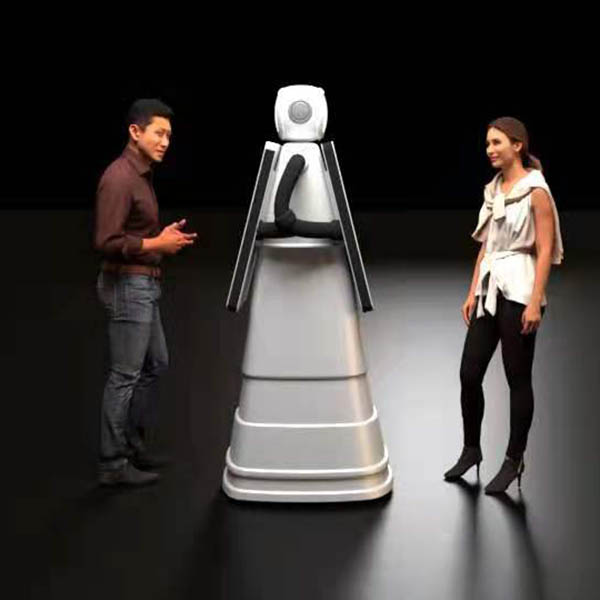 Fashion and Convenient Ordering Robot Receptionist