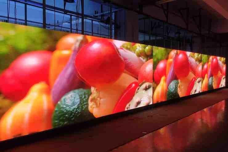 60 square meters Indonesia P2.5 indoor fixed installation LED display