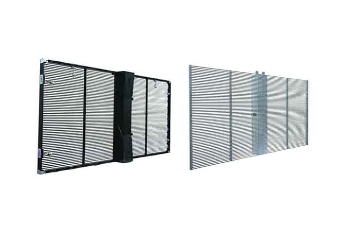 Commercial Building Transparent Led Display Panel P3.91 Led Video Curtains 1920hz
