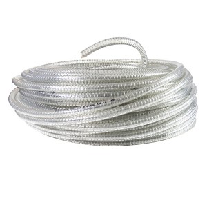 High Quality Pvc Spiral Steel Wire Reinforced Hose,Transparent Pvc Steel Spring Hose