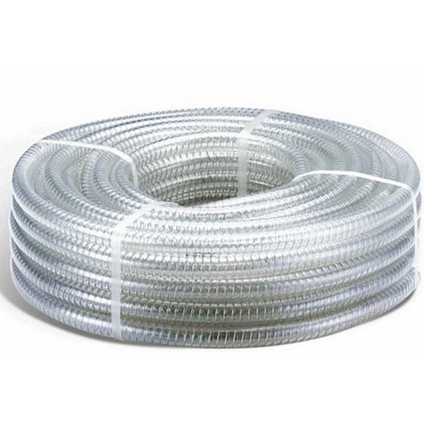 High Quality Pvc Spiral Steel Wire Reinforced Hose,Transparent Pvc Steel Spring Hose Featured Image