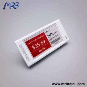 2,66palcový digitální cenovkový displej MRB