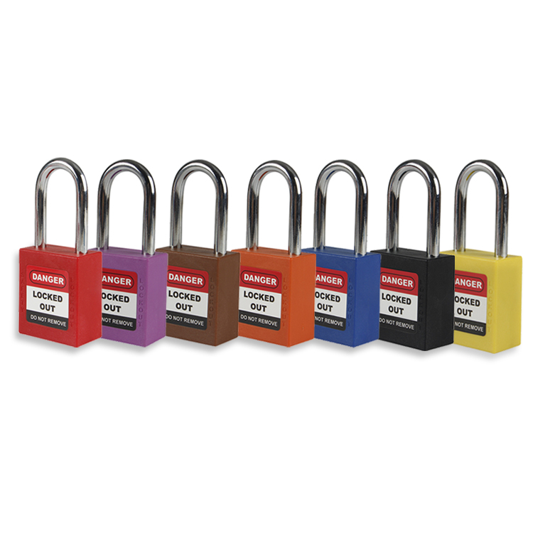38mm top stainless steel nylon security lockout padlocks1