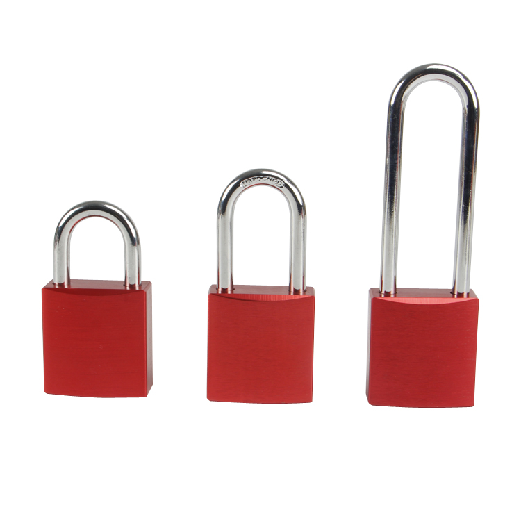 Chrome Plated Lock Core 25mm 38Mm 76mm Short Shackle Aluminum Safety Padlock1