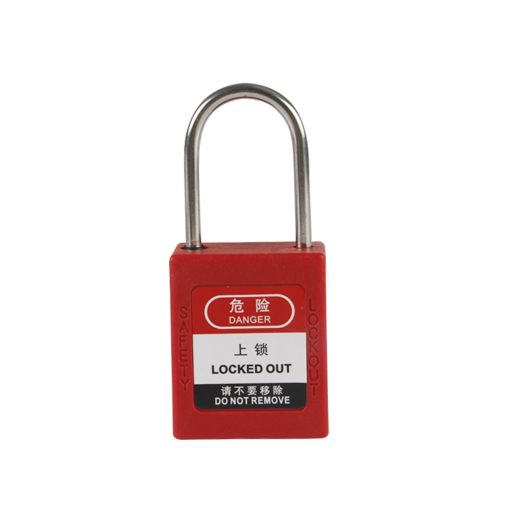 Stainless steel industrial equipment security padlock with key factory direct sale1