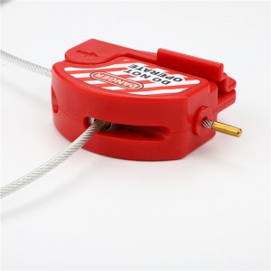 Adjustable Stainless Steel cable lockout Maintenance Equipment with insulated 4mm & 6mm MSL01-4