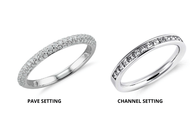 Channel Setting vs. Pave Setting – How to Choose