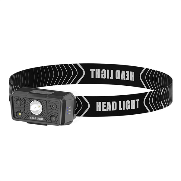 Lightweight Design Type-c Rechargeable Waterproof Motion Sensor Led Headlamp With White Red Light