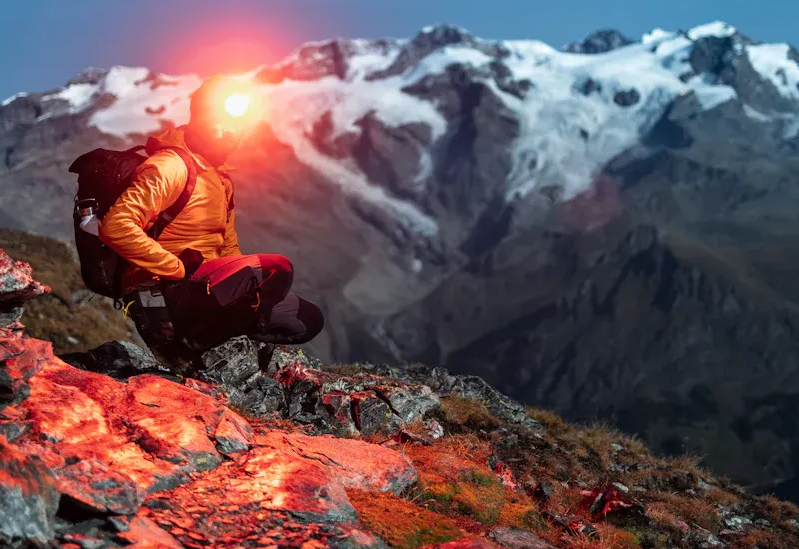 Outdoor Headlamps with Red Light: Perfect for Night Hiking and Astronomy