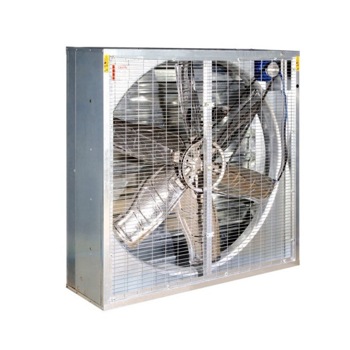 Poultry Farm Chicken Layer Broiler House Ventilation Exhaust Fan Double Mesh Hanging Type Ceiling Mounted Air Cooling Tunnel Ventilation Climate Control System