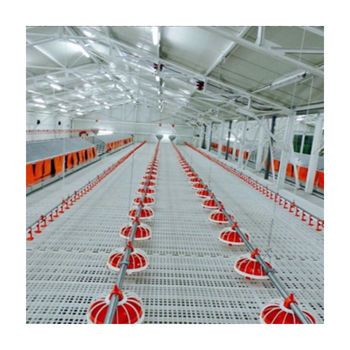 Poultry Farm Floor Raising Chicken Broiler Breeder Pan for Automatic Poultry Pan Feeding System