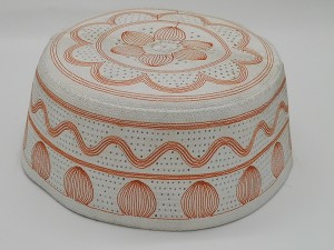 Arabian color embroidered hat with holes and without holes