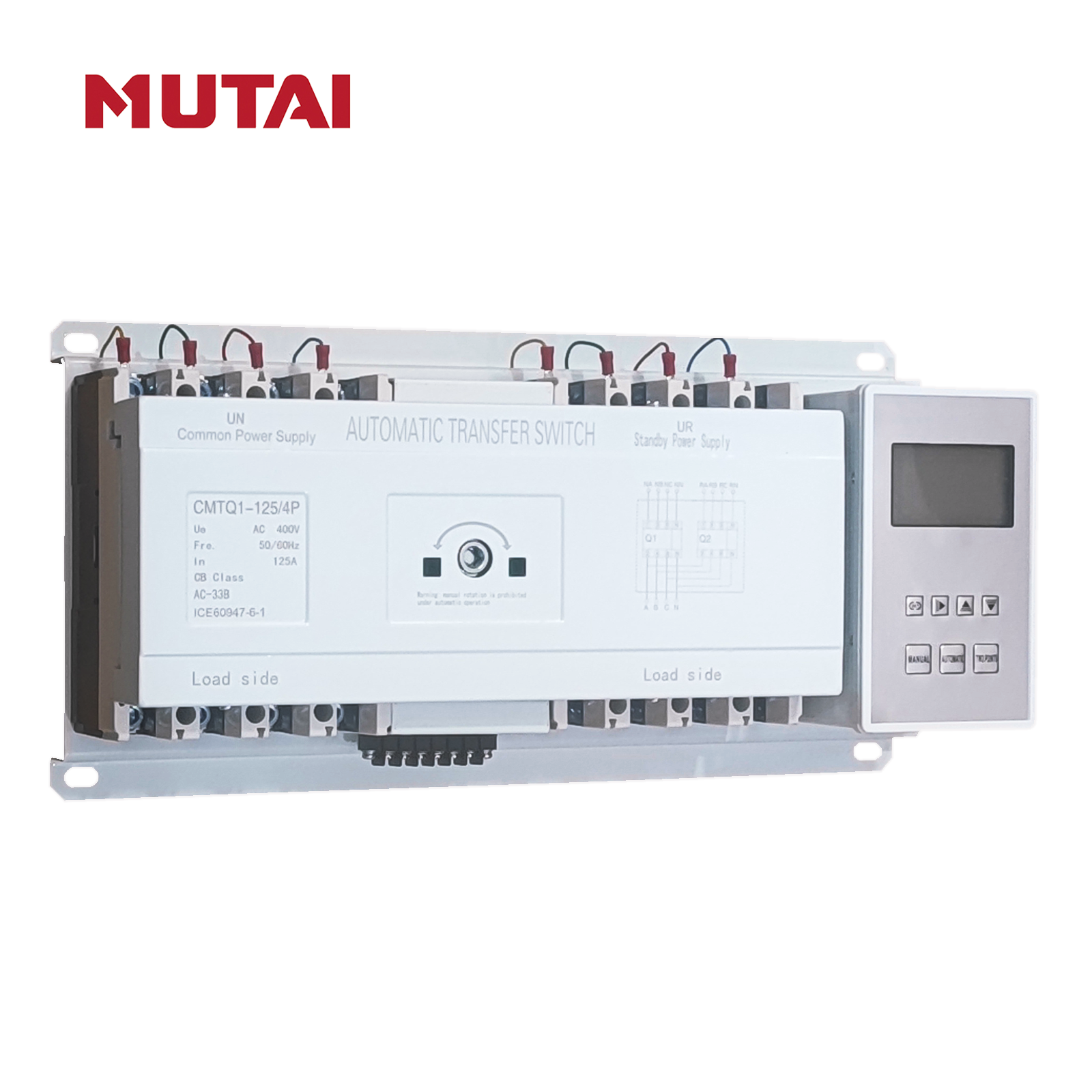ATS 4 Pole Dual Power Automatic Transfer Switch 4p 250A - China