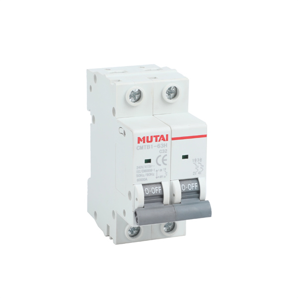 MUTAI CMTB1-63H 2P mini MCB Miniature Circuit Breaker
