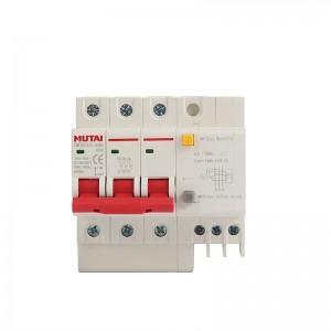 MUTAI CMTB1LE-63 3P Residual Current Operated Circuit Breaker RCBO