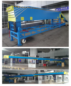 China Shanghai Muxiang belt conveyor  / truck loading unloading
