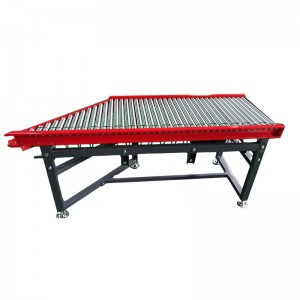 Personlized Products China Factory Unpowered Folding Flexible Gravity Telescopic Mobile Belt Roller Conveyor