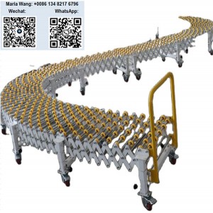 Roller conveyor / flexible gravity roller conveyors