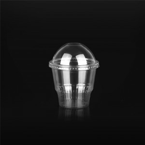 Biodegradable 12oz/360ml PLA Clear Ice Cream Cup