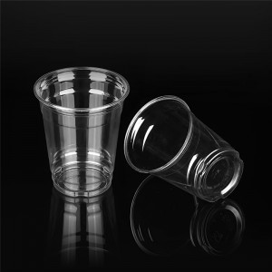 14oz Transparent Custom Disposable Biodegradable Party Cold Drink Cups